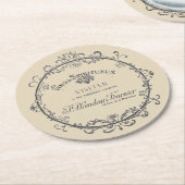 Untersetzer für Vintage französische Etiketten (Angewinkelt)