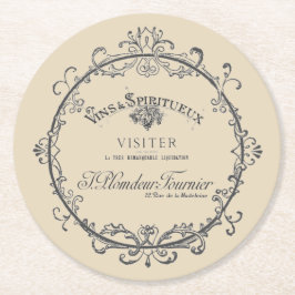 Untersetzer für Vintage französische Etiketten