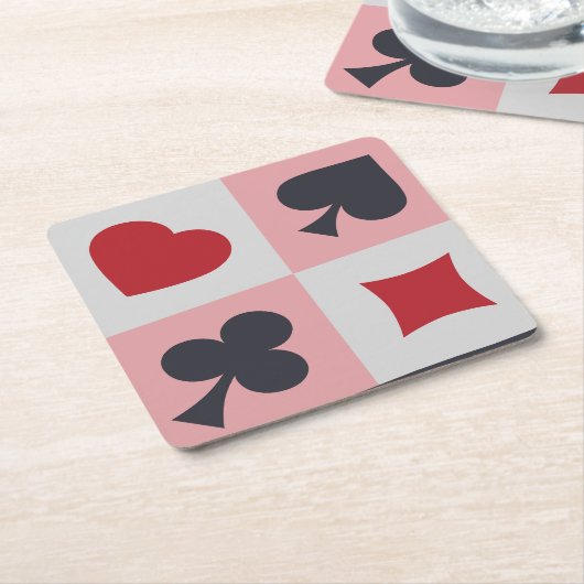 Untersetzer für Vintage Kartenspiele (angewinkelt)