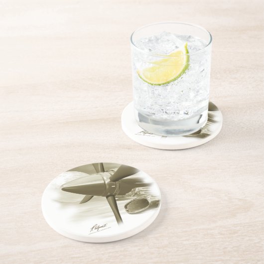 UNTERSETZER für Vintage Luftfahrzeuge TURBO (Seite)