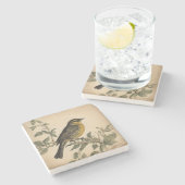 Untersetzer für Vintage Vogeldrucksteine (Seitenansicht)