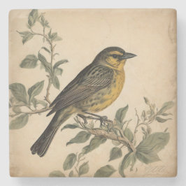 Untersetzer für Vintage Vogeldrucksteine