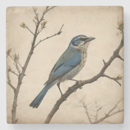 Untersetzer für Vintage Vogeldrucksteine