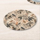 Untersetzer für Vintages Blumenmuster (Angewinkelt)
