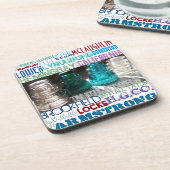 Untersetzer für Vintages Glas (Linke Seite)