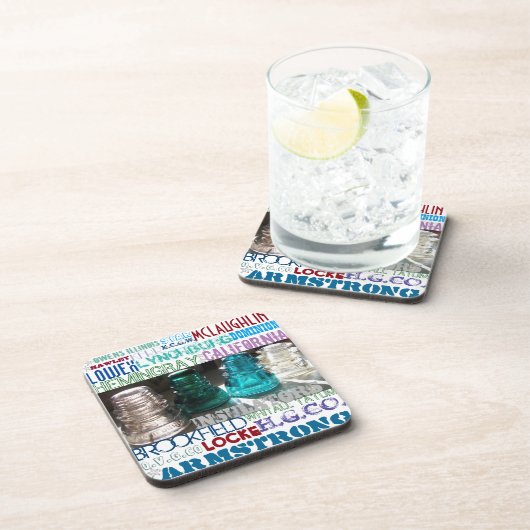 Untersetzer für Vintages Glas (Rechte Seite)