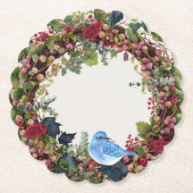 Untersetzer für Vogel- und Wreath-Papier