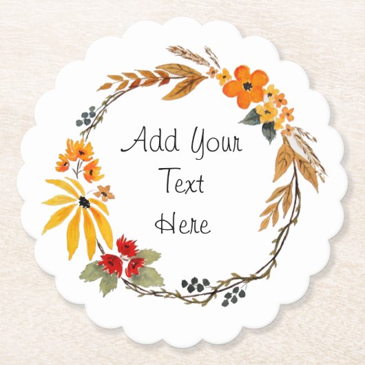 Untersetzer für Wasserfarbenfall (Vorderseite)