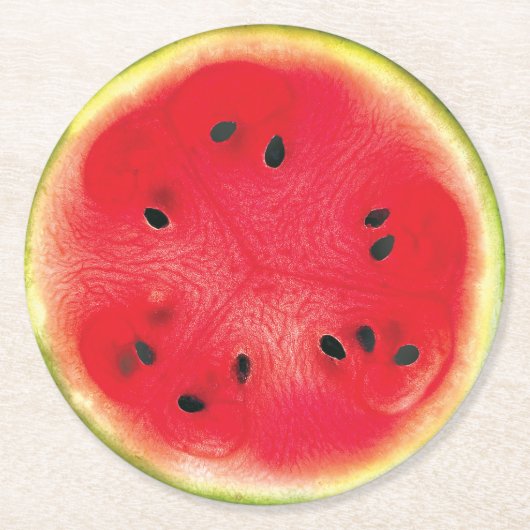 Untersetzer für Wassermelonpapier (Set von 6) (Vorderseite)
