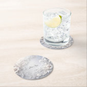 Untersetzer für weißes Blumenpapier (Vor Ort)