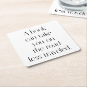 Untersetzer für weniger befahrene Papiere im Straß (angewinkelt)