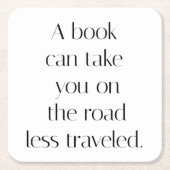 Untersetzer für weniger befahrene Papiere im Straß (Vorderseite)