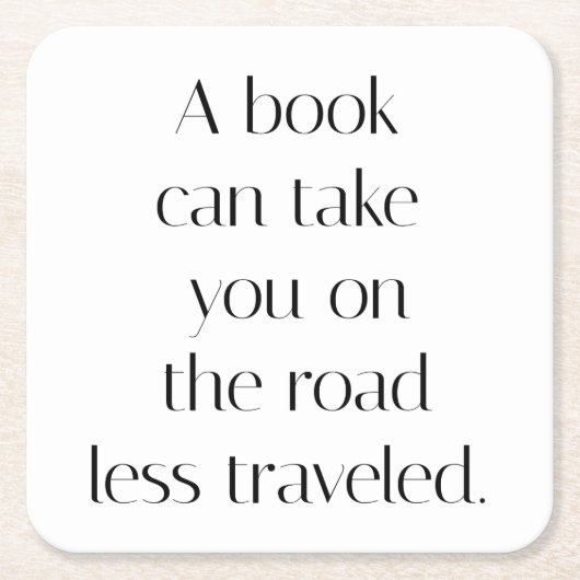 Untersetzer für weniger befahrene Papiere im Straß (Vorderseite)