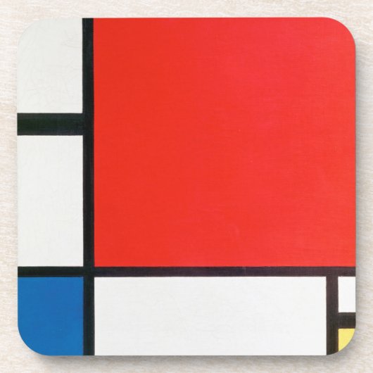 Untersetzer geometrische Quadrate (Vorderseite)