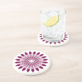 Untersetzer geometrischer Blume (Seite)