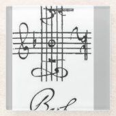 Untersetzer (Glas) Bach-Dose (Vorderseite)