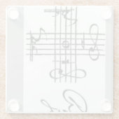 Untersetzer (Glas) Bach-Dose (Rückseite)