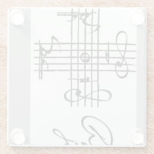 Untersetzer (Glas) Bach-Dose (Rückseite)