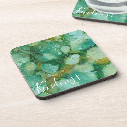 Untersetzer "Golden Dust Inkblot" (Linke Seite)