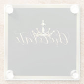 Untersetzer/Goldschokolade/SQR Glasuntersetzer (Rückseite)