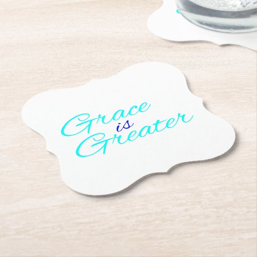 Untersetzer - Grace ist größer (angewinkelt)