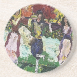 Untersetzer: Grecian Festival Getränkeuntersetzer