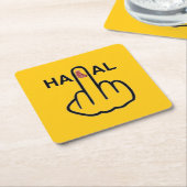 Untersetzer Halal Gedreht (angewinkelt)