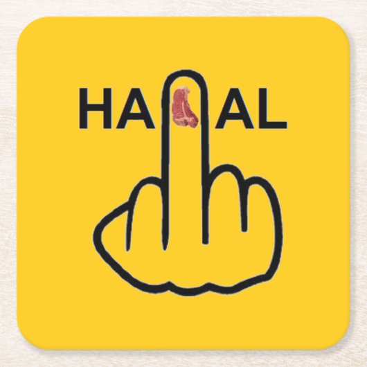 Untersetzer Halal Gedreht (Vorderseite)