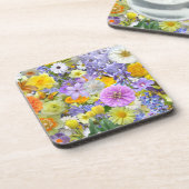 Untersetzer - Hartkunststoffe - Blume und Schmette (Linke Seite)