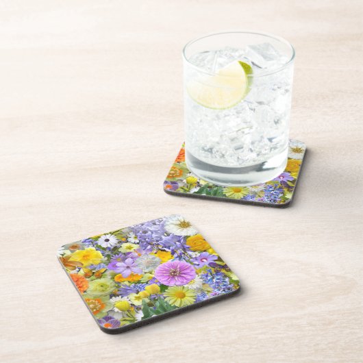 Untersetzer - Hartkunststoffe - Blume und Schmette (Rechte Seite)