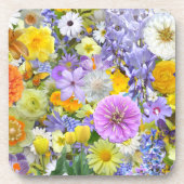 Untersetzer - Hartkunststoffe - Blume und Schmette (Vorderseite)