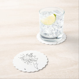 Untersetzer: Herr & Frau Claus Untersetzer