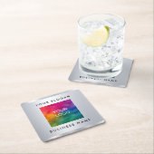 Untersetzer hinzufügen Logo-Imitate Silver Metalli (Vor Ort)