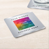 Untersetzer hinzufügen Logo-Imitate Silver Metalli (angewinkelt)