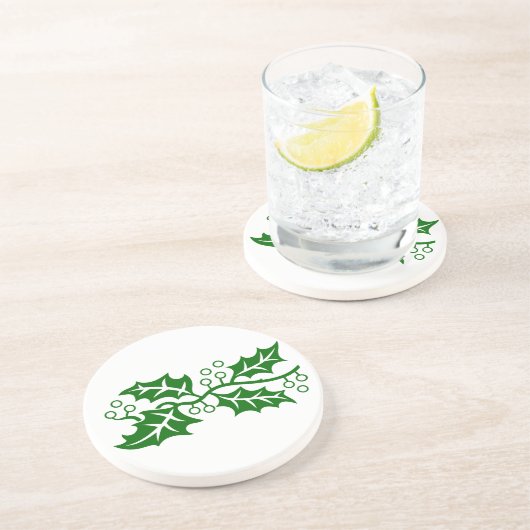 Untersetzer - Holly-Blätter mit Berries (Seite)