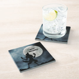 Untersetzer, Howling Werewolf Glasuntersetzer