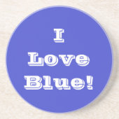 Untersetzer I Liebe Blue (Vorne)