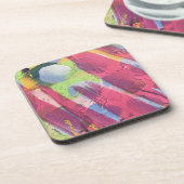 Untersetzer im abstrakten Baumwolldesign (Linke Seite)