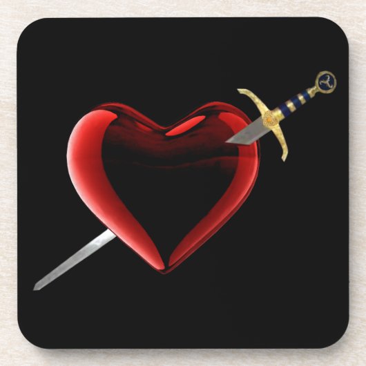 Untersetzer im Herzen (Vorderseite)