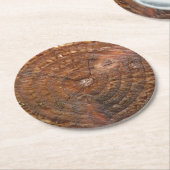 Untersetzer im Naturstil mit Holztisch (Angewinkelt)