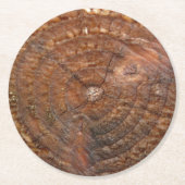 Untersetzer im Naturstil mit Holztisch (Vorderseite)