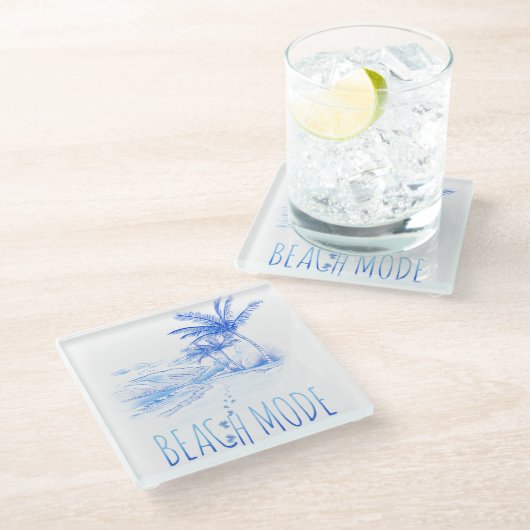 Untersetzer im Strandmodus (Schrägansicht)