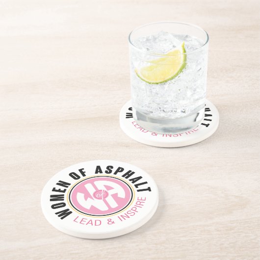 Untersetzer in Asphalt (Seite)