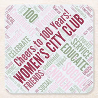 Untersetzer in Papierform - Set von 6