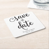 Untersetzer in Schwarzweiß und Weiß (angewinkelt)