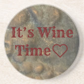 Untersetzer "It's Wine Time" (Vorne)