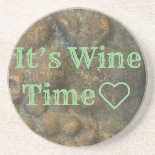 Untersetzer "It's Wine Time"