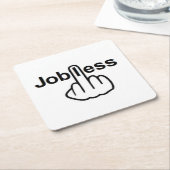 Untersetzer Jobless Gedreht (angewinkelt)