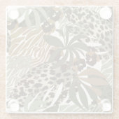 Untersetzer Jungle Animal Print (Rückseite)