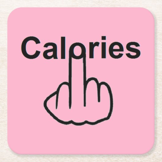 Untersetzer Kalorien Gedreht (Vorderseite)